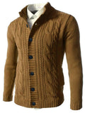 Men's Casual Comfy Daily Wear Button Up Slim Cardigans