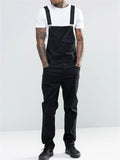 Mens Fashion Denim Overalls Jumpsuits Dungarees Bib