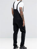 Mens Fashion Denim Overalls Jumpsuits Dungarees Bib