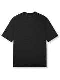 Mens Casual Loose Solid Color Split T-Shirts