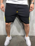 Mens Casual Slim Fit Comfy Patchwork Running Knee Shorts