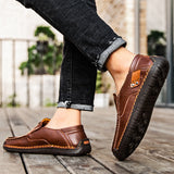 Men's Casual Breathable Solid Color Loafers