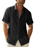 Men's Summer Casual Single Breasted Button Shirts