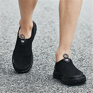 Breathable Mesh Upper Design Lightweight Sporty Loafers Casual Shoes For Men