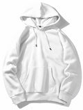 Men's Casual Simple Style Solid Color Pullover Hoodies