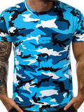 Summer Camouflage O-Neck T-Shirts