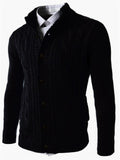 Men's Casual Comfy Daily Wear Button Up Slim Cardigans