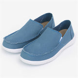Summer Extra Soft Canvas Round Toe Slip on Casual Men Shoes