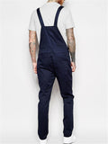 Mens Fashion Denim Overalls Jumpsuits Dungarees Bib