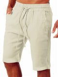 Mens Stylish Loose Straight Shorts With Pockets