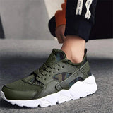 Men Breathable Lace-Up Wide Fit Chunky Sneakers