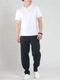 Fashion Comfy Pure Color Loose Patchwork Ankle Pants