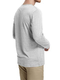 Cozy Solid Color Long-Sleeved Round Neck T-Shirt