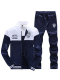 Mens Comfy 2 Piece Sets Outerwears+Pants