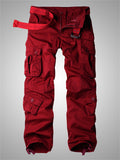 Autumn Multi Pockets Pure Cotton High Quality Cargo Pants for Men