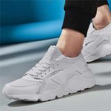 Men Breathable Lace-Up Wide Fit Chunky Sneakers