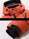 Men's Fashion Hooded Loose Outer Wear Large Size Outdoor Ski Down Coat