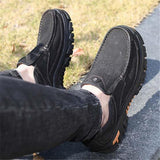 Outdoor Casual Breathable Wearable Soft Sole Leather Ankle Shoes