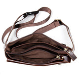 Casual Vintage Genuine Leather Waist Bags Crossbody Bags For Male and Female