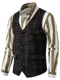 Mens Vintage Temperament Trendy Waistcoat