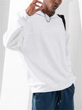 Male Winter Fleece Warm Loose Sports Daily Hoodie