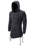 Trendy Casual Stylish Solid Color Hooded Zipper Jacket For Men