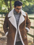 Men's Winter Polar Fleece Suede Cloth Keep Warm Coat