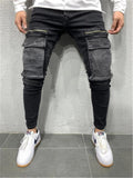 Casual Hip Hop Jeans With Kangaroo Pockets