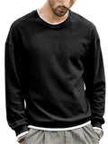 Men's Loose Unique Long Sleeve Off-shoulder Hoodies