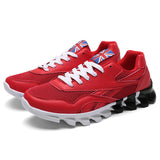 Men's Athletic Sports Ultra Light Lace Up Non Slip Running Shoes