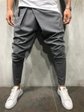 Elastic Waist Heron Ankle Pants For Men