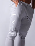 Mens Gym Training Slim Fit Sports Track Pants Trousers