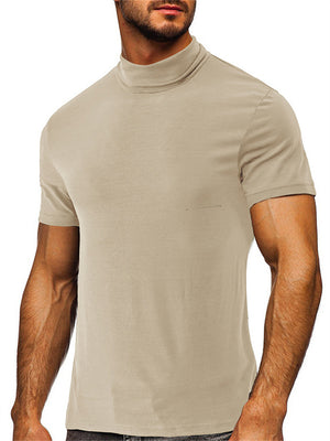 Summer Fit Slim Men's Turtleneck Base Shirts