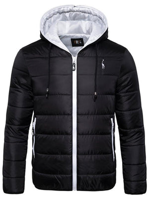 Casual Fashion Super Warm Hooded Cotton-Padded Coat