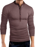 New Autumn V Neck Fit Pullover Men Bottoming Shirts