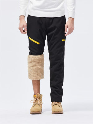 Winter Outdoor Super Warm Thicken Plush Lined Sweatpants