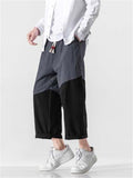 Stylish Retro Loose Patchwork Casual Pants