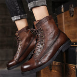 Men's Vintage London Style Fashion Martin Boots