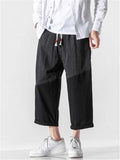 Stylish Retro Loose Patchwork Casual Pants