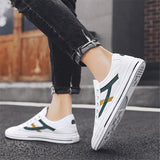 Men's Fashion Casual Stripe Breathable Canvas Shoes