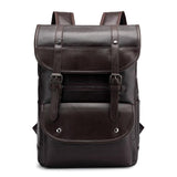 Stylish Leather Casual Multifunction Travel Backpack