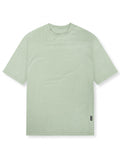 Mens Casual Loose Solid Color Split T-Shirts