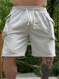 Mens Fashion Casual Loose Sports Drawstrinfg Shorts