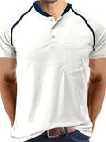 Fashionable Classic Daily Wear Men's Henley Shirts