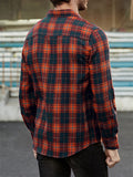 Men's Leisure Plaid Long Shleeved Spring Autumn Shirts