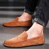 Breathable Slip on Casual Leather Loafers for Men