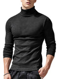 Men's Super Comfort Turtle Neck Long Sleeve Base Shirts