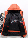 Men's Fashion Hooded Loose Outer Wear Large Size Outdoor Ski Down Coat