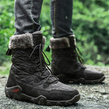 Winter Thermal Soft Genuine Leather Snow Boots For Men