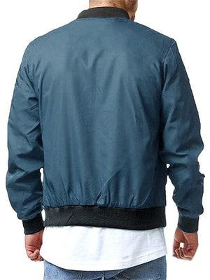 Men's Fashion Zip Up Jackets for Spring Autumn